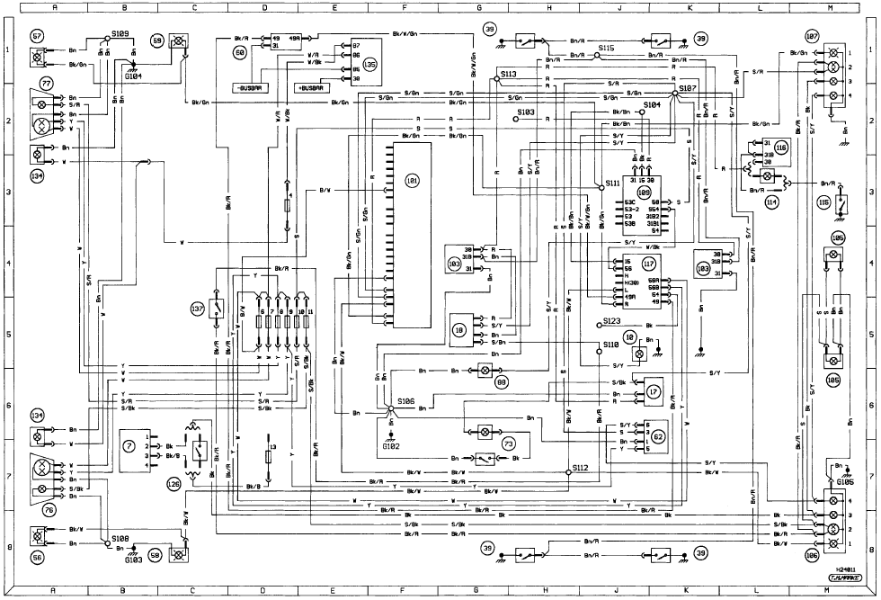 Diagram 2: 1980-86 Lighting all models